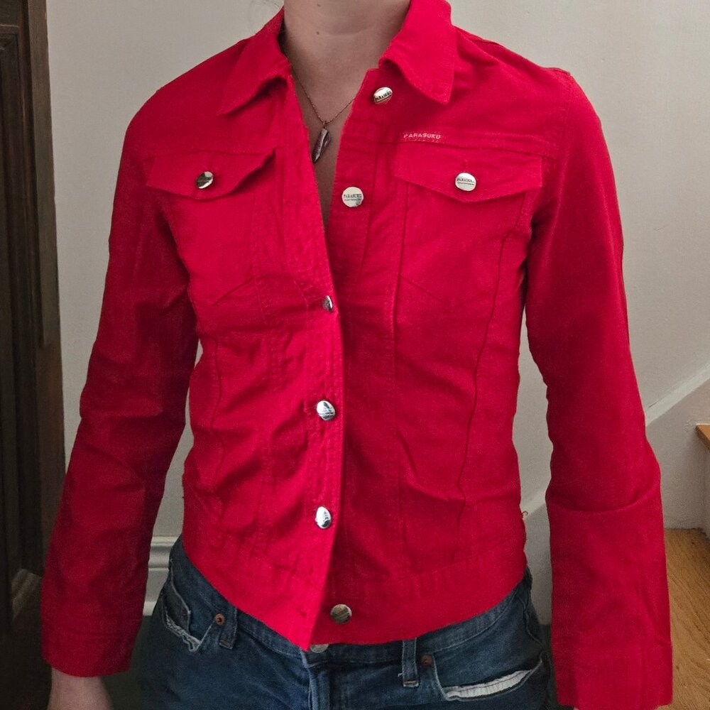 Parasuko red jacket